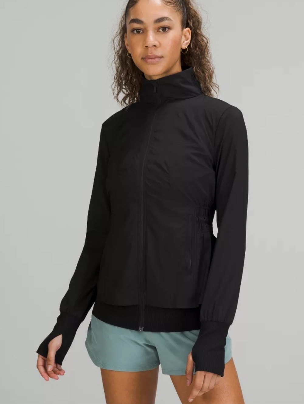 NWT Lululemon Sights Seen Lightweight Drawcord Jacket Women's Black
